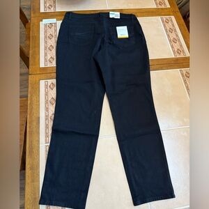 Black Straight-Leg Jeans style and co